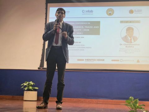 teambharat_ai's tweet photo. Which AI do we want to build?
At #ICATS2026 in Gurugram, our CEO, Dr. Buddha Chandrashekhar, spoke about building AI that is responsible, inclusive, secure and accessible.
At Anuvadini, we add one more test:
Can people use AI in their own language? ๐ฎ๐ณ
Because AI for Bharat must work for Bharat.
#AnuvadiniAI #ResponsibleAI #AIForBharat #ICATS2026
@buddhabjp
@Anuvadini
@AICTE_INDIA
@EduMinOfIndia
@BMLUniv