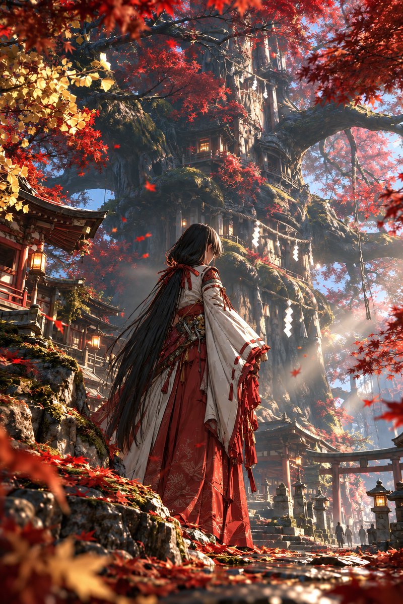 kurahu_capten's tweet photo. GM☕🍁🌳⛩️
#Aiart https://t.co/6IWJxmnvCF