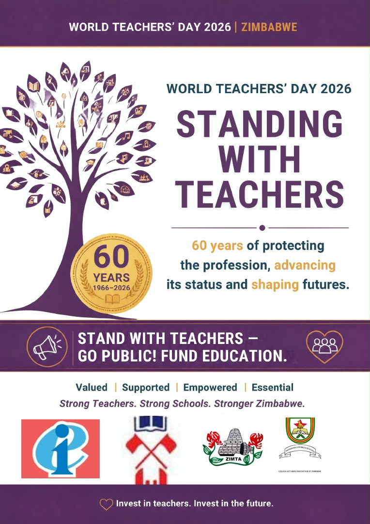 zimta01's tweet photo. STANDING WITH TEACHERS: 60 Years of Protecting the Profession, Advancing its Status and Shaping Futures.
Strong Teachers. Strong Schools. #WorldTeachersDay #FundEducation #FundIt #DisburseIt #ProtectIt https://t.co/8VO5Eo9K0a