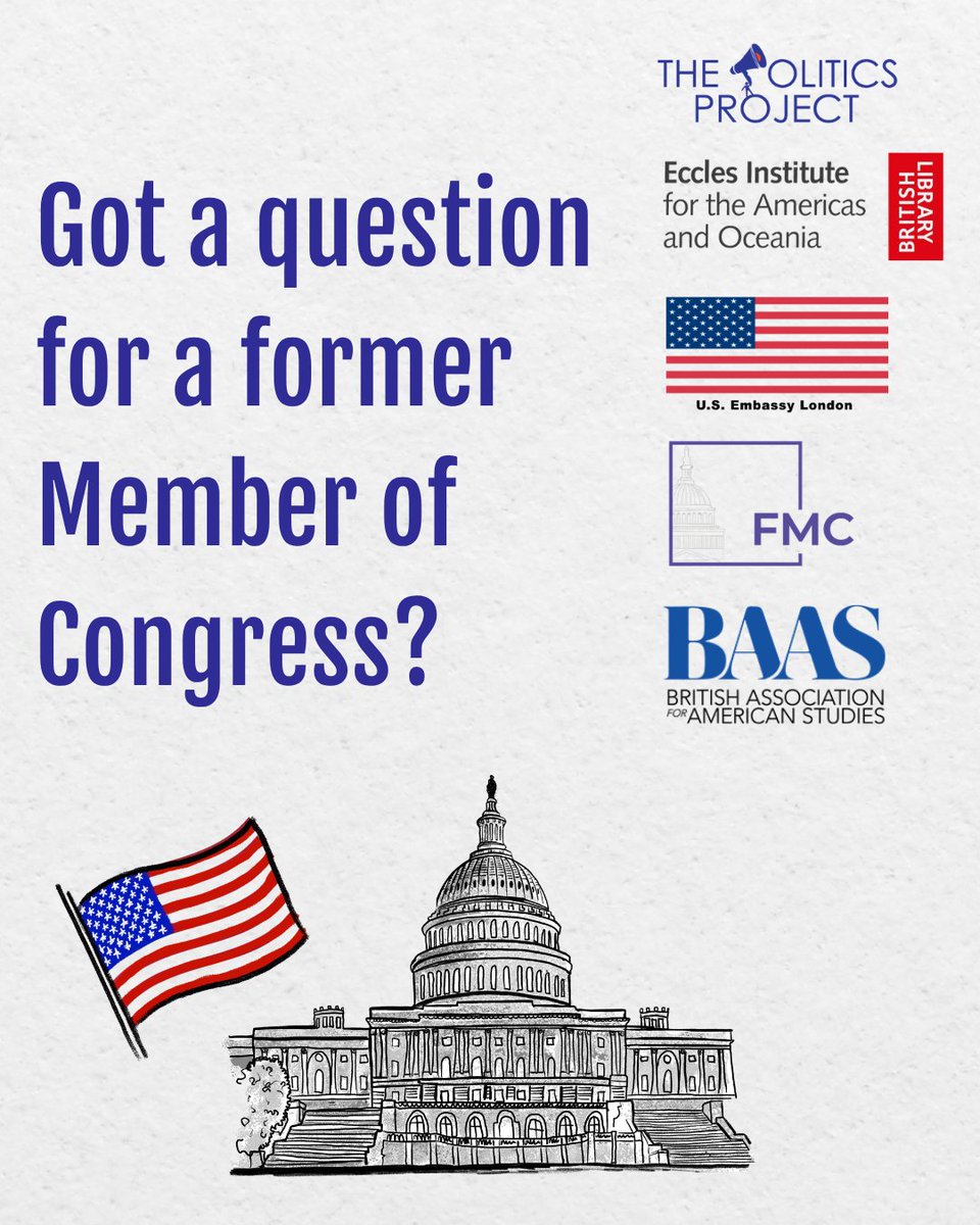 PoliticsProject's tweet photo. Got a question for a former Member of Congress?

Digital Dialogue: USA gives A-Level &amp; Higher Politics students across the UK the chance to put their questions to former Members of the US Congress in a free online Q&amp;A.

👉 Sign up today: https://t.co/VfH3ZUcILw https://t.co/OMm46xgc8f