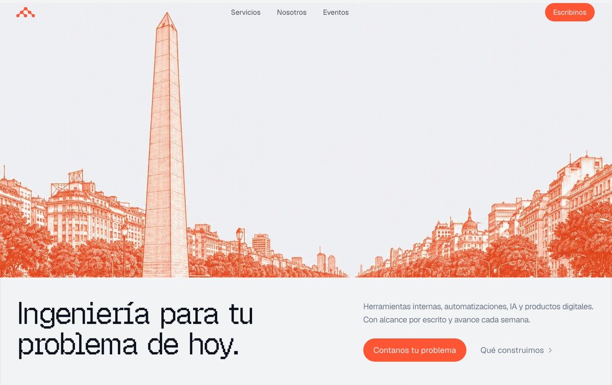 JuanDls01's tweet photo. Me gustaba la landing de @theshipperslab, pero sentía que si alguien no técnico la leía, no iba a entender qué hacemos 😬

Reescribimos todo pensando en pymes y comercios: menos "automatizaciones con IA", más "sistemas de gestión" y "bots de WhatsApp".

¿Se entiende mejor ahora? https://t.co/Ww0ZBt1Jc5