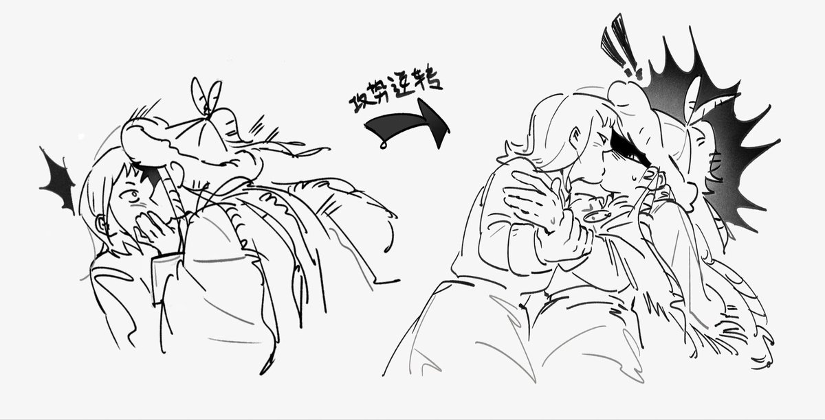 wei0v011's tweet photo. 蒙古往事里那段早起抢青杯
是上个星期断断续续画的,请不要带脑子看 https://t.co/TKyV9xaLWM