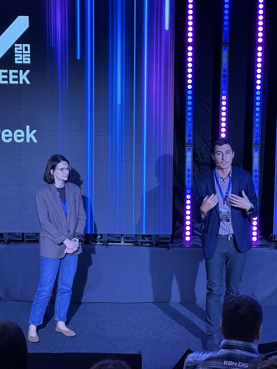 bigdataweek's tweet photo. 🔵 Radu Sandulescu, Data Analytics&amp;AI Services Director, @Zitec &amp; Oana Preotesescu, Head of Data Management, Leroy Merlin, discuss #DataQuality by Design in #BigQuery with #GreatExpectations: catching issues before they affect the business. #bigdataweek #bdw2026 #bdwbucharest https://t.co/kcYAGmoWn5
