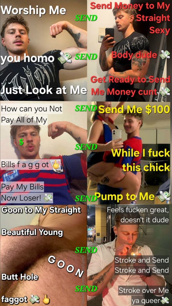 Perth4Findom's tweet photo. This Straight Young Beautiful Aussie Lad Deserves Free Money!

🇦🇺🔥💪👑💵💲🤑💪🍑💯🏧

@MackeyAlex103 https://t.co/7Ll7kjCPMu