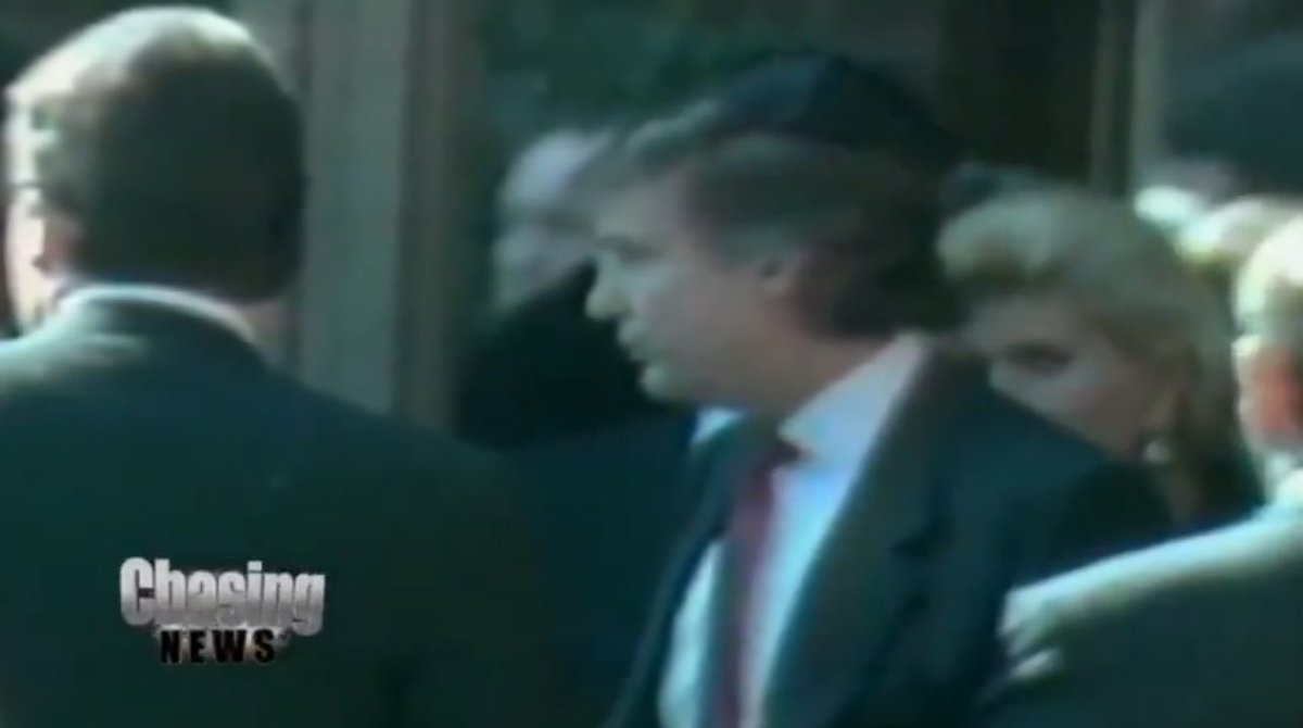CindyontheBay's tweet photo. Wow. 
Here’s Trump in the 80’s wearing a yarmulke. 
Trump is definitely Jewish https://t.co/PKbKZpnUfu