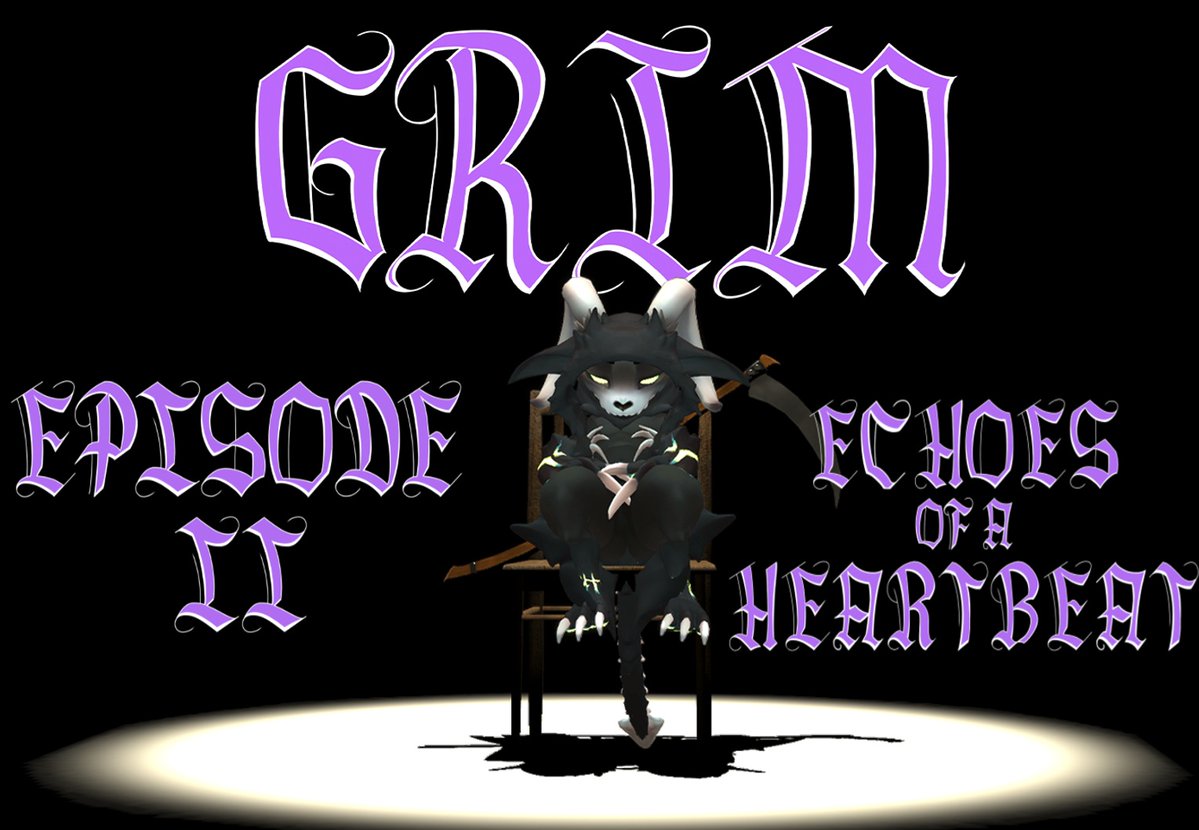 DuheyTheFennec's tweet photo. GRIM episode 3 has just been released! PLZ share and consider leaving a comment to help the video, LINK BELOW #VRCHAT #VRCHATFILM #VRCHATMOVIE #GRIM #TEAMFENNEC @NeilPVoiceover @shohq @JackyClydesdale https://t.co/zvwxSIj6Ly
