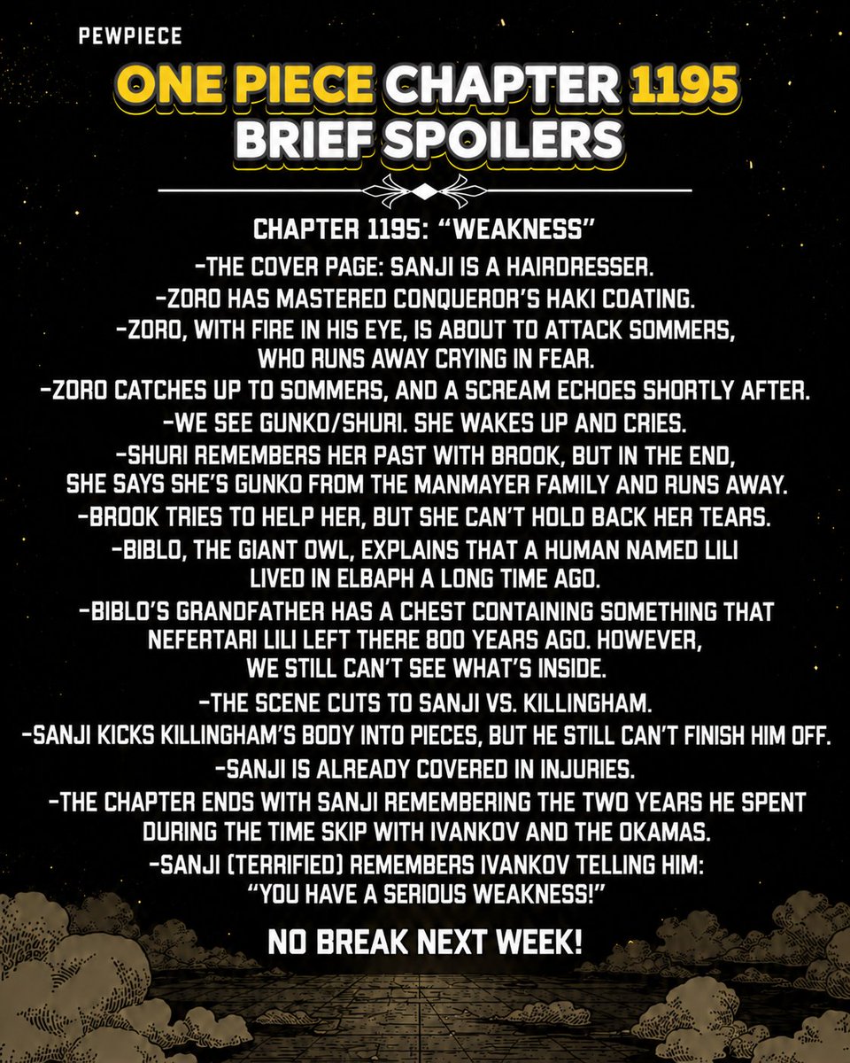 pewpiece's tweet photo. #ONEPIECE1195 

BRIEF SPOILERS FOR ONEPIECE CHAPTER 1195 https://t.co/T6bi8T9Zs8