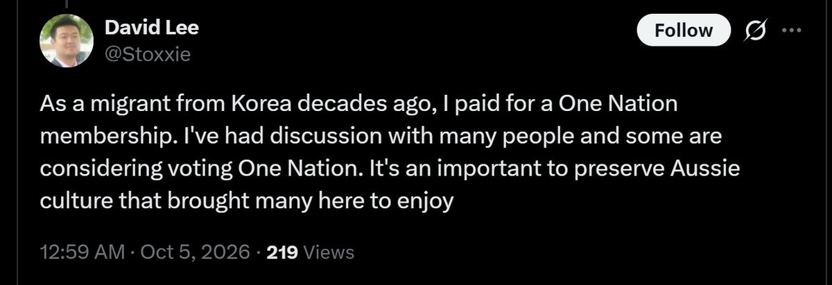 n720ute's tweet photo. Here you go folks... to add to the fake "aboriginal" fake Somalian we now have the fake "Korean" voting for ON..

Fakes all round.... https://t.co/9ci1gSxWut