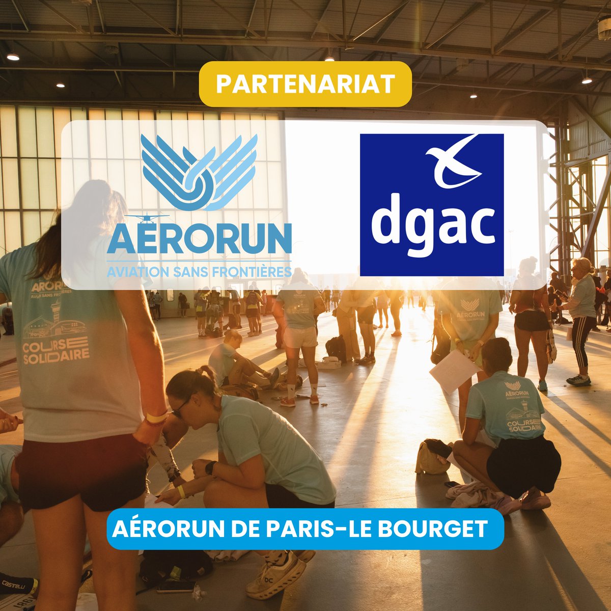 ONG_ASF's tweet photo. [PARTENAIRE] Bienvenue à bord la Direction générale de l'Aviation civile ! ✈️
 
Un grand merci à la @DGAC qui rejoint l'aventure AéroRun Paris-Le Bourget 2026 en tant que Partenaire Majeur. Votre engagement fait toute la différence 🤝
   
📅 18 octobre 2026 https://t.co/deGZHP9Ojb