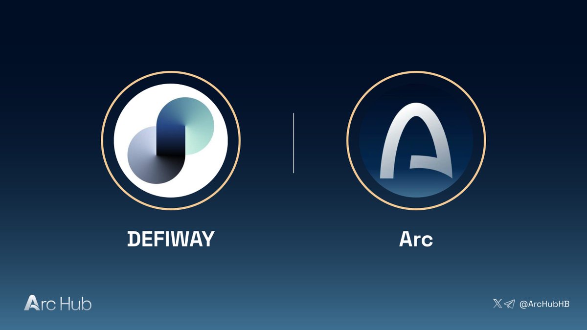 ArcHubHB's tweet photo. .@Arc is now live on @Defiwayapp

Been watching Defiway add more useful routes, Arc with a fixed 0.2% fee is a solid addition. Definitely one to keep bookmarked if you move assets across chains regularly. https://t.co/dnyPFwk7e9