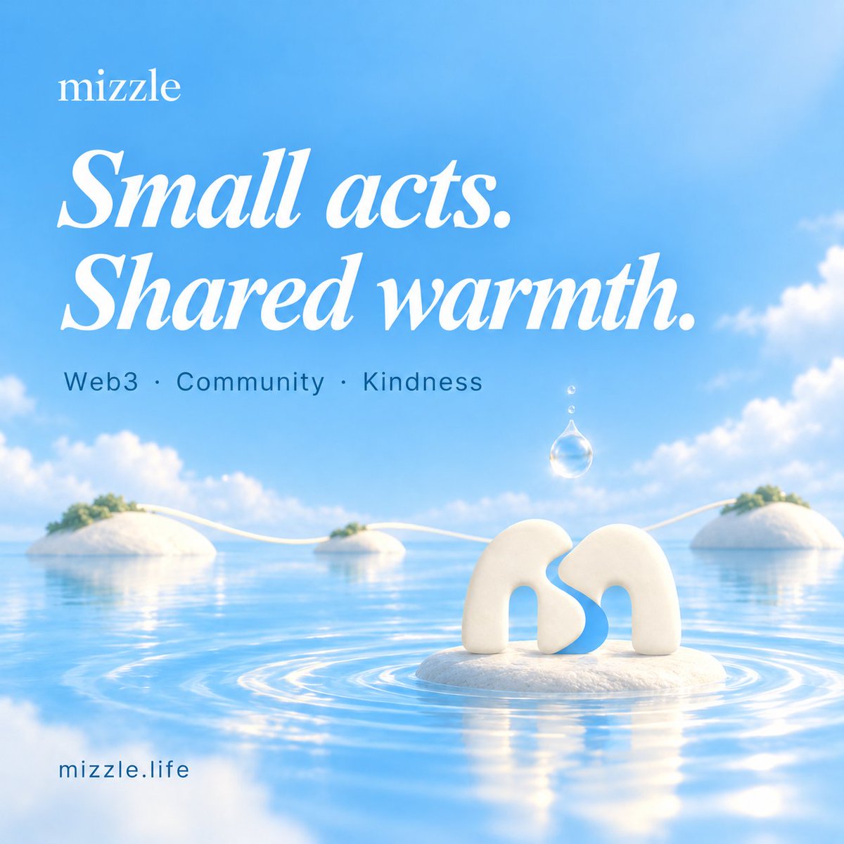 mizzlelife's tweet photo. 新一轮空投活动即将开始

转发此推文
并评论区留下你的隐私地址（如果不是认证账户请分两段发送，evm地址不支持）

每一次小小的行动，都能让社区多一点温度。