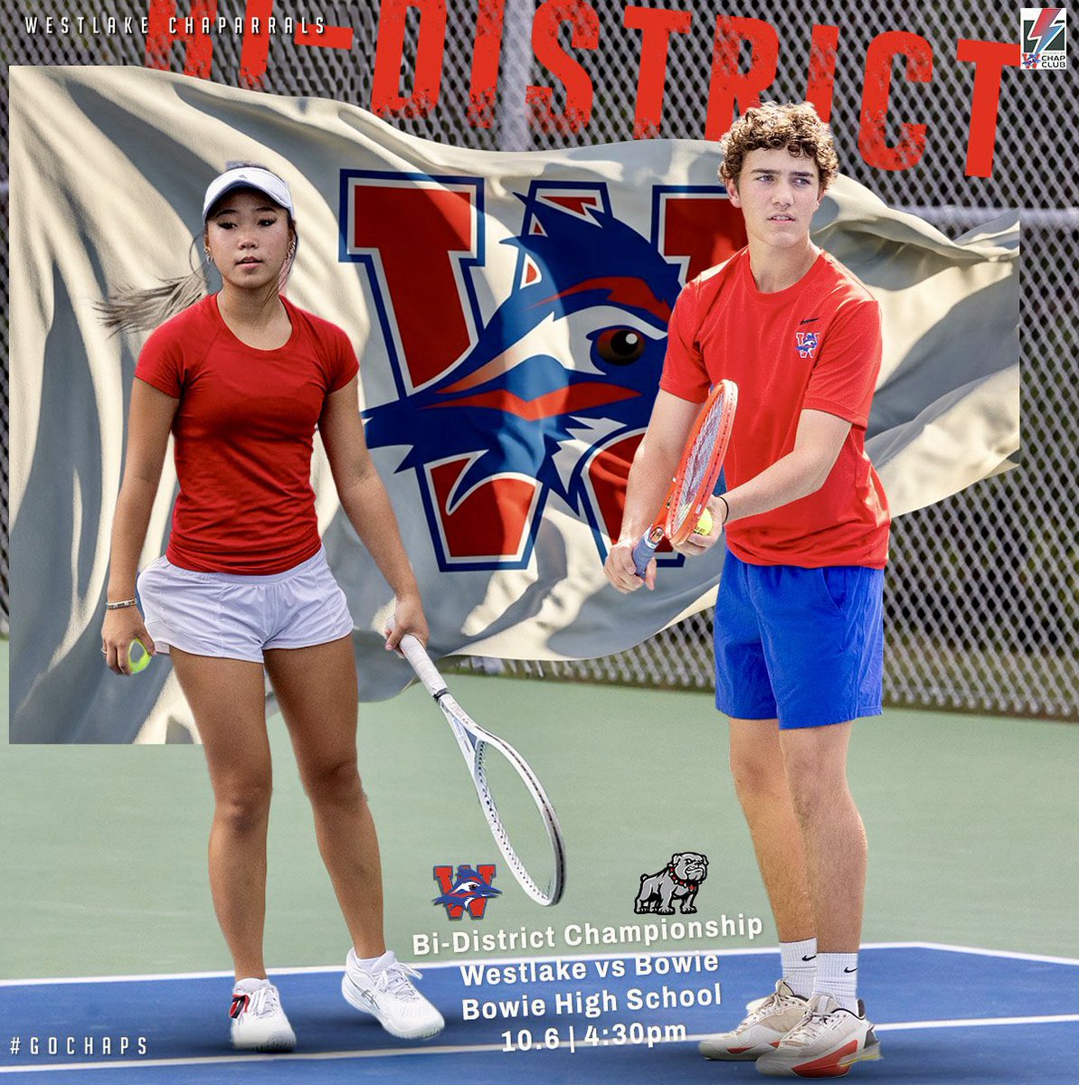 Westlake_Nation's tweet photo. Tennis begins their playoff run on Tuesday as the Chaps head to Bowie for the Bi-District Championship. Matches begin at 4:30pm. #GoChaps https://t.co/si93oyj9Fr