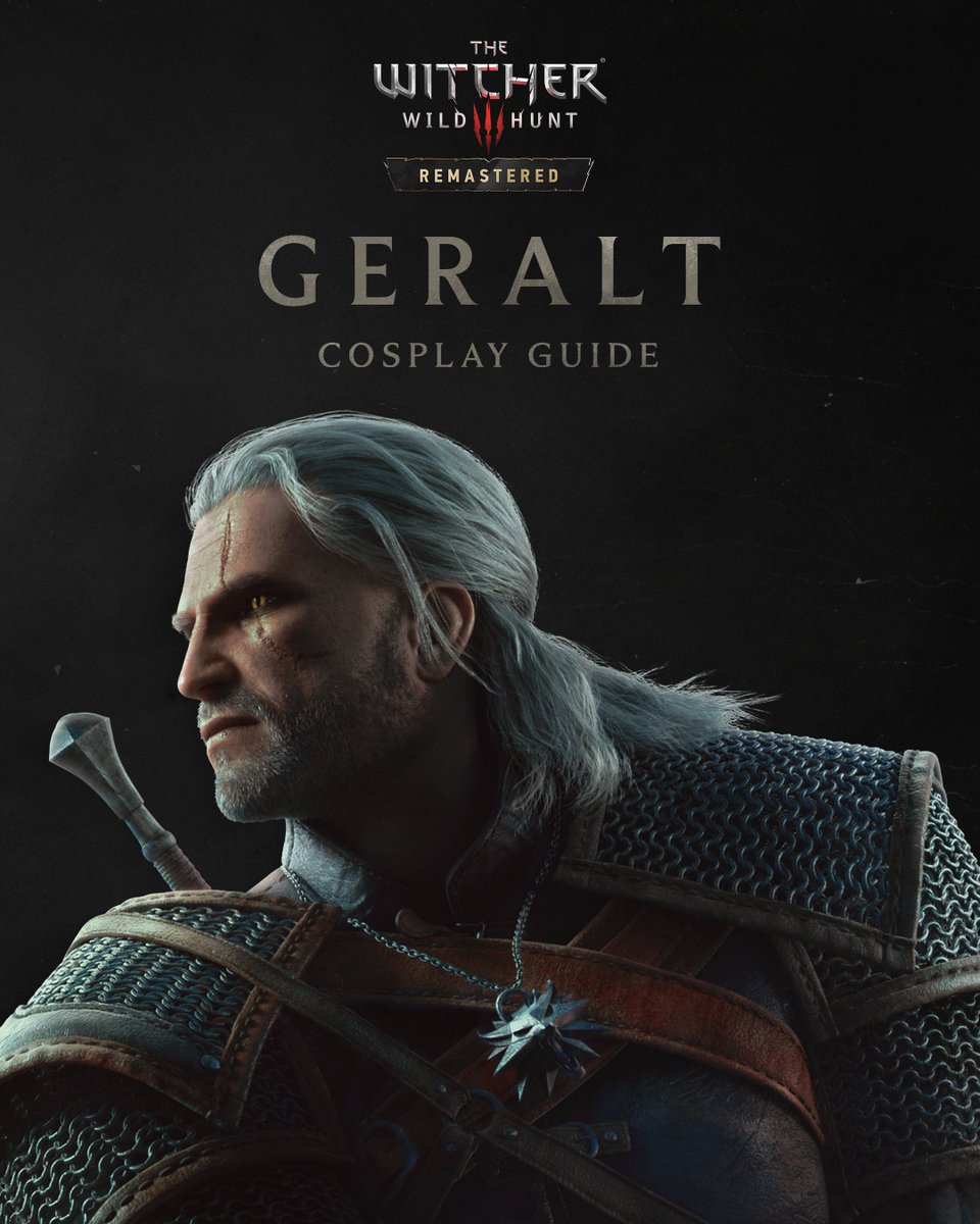 thewitcher's tweet photo. Calling cosplayers, crafters, creatives! Looking to bring your favorite characters from The Witcher 3: Wild Hunt to life?

With the launch of The Witcher 3: Wild Hunt — Remastered, our official Cosplay Guides are here to help!

⚔️ Find them here: https://t.co/pt1ssirXJa https://t.co/XMqmEof1yQ