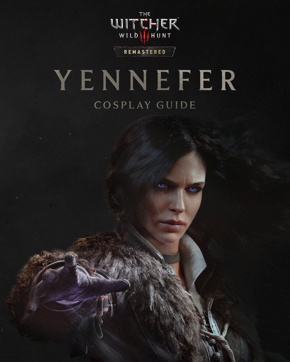 thewitcher's tweet photo. Calling cosplayers, crafters, creatives! Looking to bring your favorite characters from The Witcher 3: Wild Hunt to life?

With the launch of The Witcher 3: Wild Hunt — Remastered, our official Cosplay Guides are here to help!

⚔️ Find them here: https://t.co/pt1ssirXJa https://t.co/XMqmEof1yQ