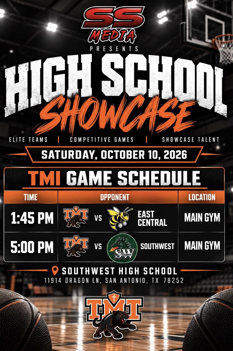 sloanandco29's tweet photo. Looking forward to watching @MasonSloan03 and TMI compete this Saturday. Big matchups and a chance to show what this group brings! 🏀🔥
#TMI #TMIBasketball #SSMediaShowcase
@KevinOneEye @SSports_Media @TexasHoopsGASO @GASOLyndon @GASOBlue @TMIPanthersAD @GASOTim @mtimminshoops https://t.co/dhdX5pD7fs