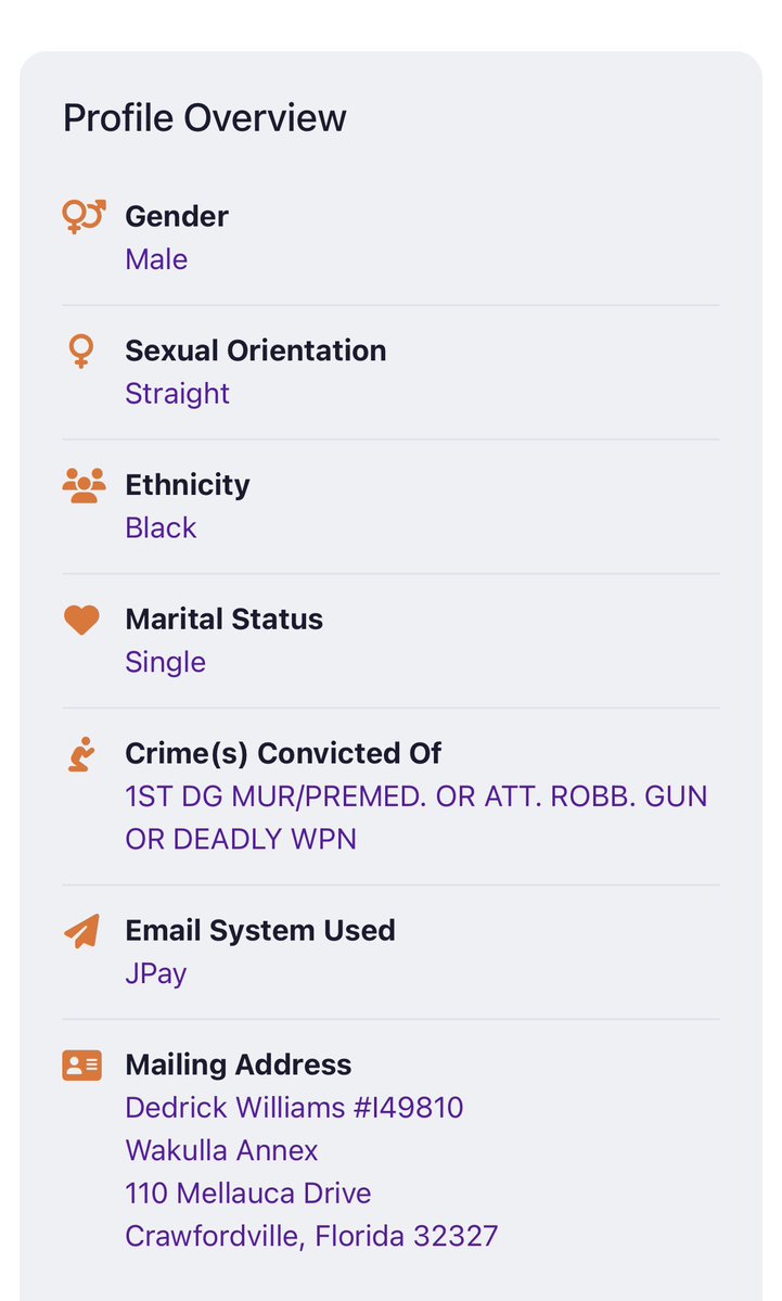 snownscattered's tweet photo. One of XXXTentacion’s k*ller’s ‘Dedrick Williams’ is looking for a pen pal while serving life in prison https://t.co/VeZCrSTjKc