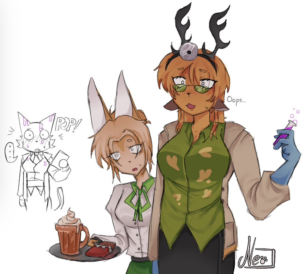 CallMeNeMaomao's tweet photo. These two are cute wow
(new classes designs)

#animalhospital https://t.co/WpcyH5JehO
