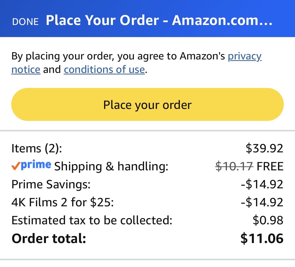 HiddenStarsCo's tweet photo. 🚨 PRIME DAY 4K DEAL! 🚨

Go now if you’re looking to add some 4K UHD movies to the collection for SUPER cheap!

🎬 Got The Goonies 4K Ultra HD
🔥 2 copies for only $11.06 total!

https://t.co/gbkceRLtxF

Amazon is running a 2 4K movie promotion, and the additional Prime savings are making some titles crazy cheap. You must buy 2 qualifying movies to get the discount.

Perfect chance to grab one for the collection and one to gift or resell!

#PrimeDay #AmazonDeals #4KUHD #TheGoonies #MovieCollectors #PhysicalMedia #Ad