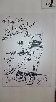 gbsheard's tweet photo. also the daleks are (kinda) giving the same vibe of peter capaldi's drawings and i'm personally a big fan of that, lots of whimsy https://t.co/0bXkrKLWaf
