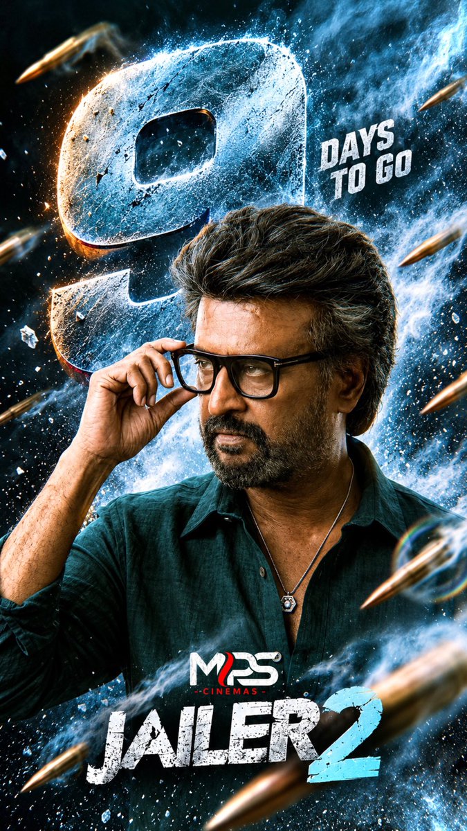 MPSCinemas's tweet photo. #Jailer2💥🥵9 Days to go

#jailer #rajinikanth #superstar #anirudh #nelson #mohanlal #sjsuryah #vidyabalan #shivarajkumar #yogibabu #suraj #jailer2fromoct15th #thalaivar #Thalaivar_Rajinikanth #hukum #oneman https://t.co/jJcmiNFg09