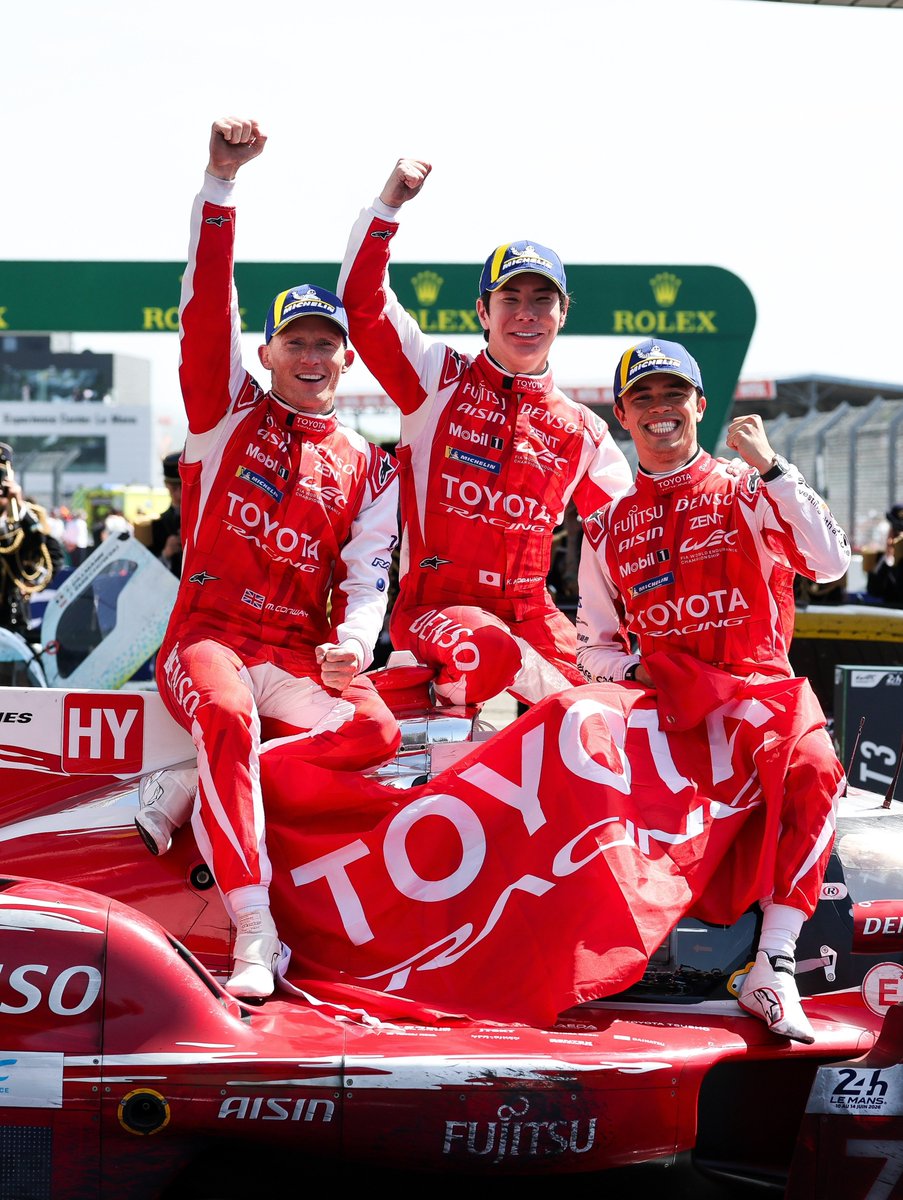 NotFifthGear's tweet photo. Mike Conway with Toyota:

Bahrain 🏆🏆🏆🏆🏆🏆
Fuji 🏆🏆🏆
Spa 🏆🏆🏆
Le Mans 🏆🏆
Monza 🏆🏆
Shanghai 🏆
Silverstone 🏆
Sebring 🏆
Imola 🏆

2x World Champion. Comeback from injury. He's won it all. https://t.co/IHmScxxr8q