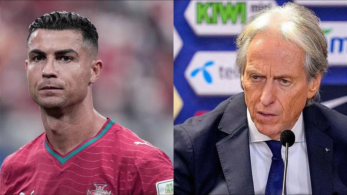 FootballGyaani's tweet photo. 🚨 Cristiano Ronaldo vs Portugal — the drama continues.

Reports claim CR7 has no intention of returning to the Portugal national team while Jorge Jesus remains in charge. 🇵🇹👀

A stunning twist in Ronaldo’s international future. 🐐

#CristianoRonaldo #Portugal #Football #Ronaldo https://t.co/JH4j1Qmoqb