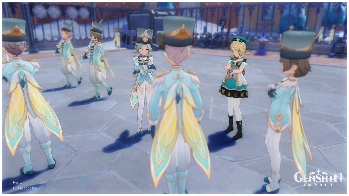 NettlesBurger's tweet photo. She thinks she's part of the team 😔
#GenshinImpact #MiliastraWonderland https://t.co/NNHtQutj7Z