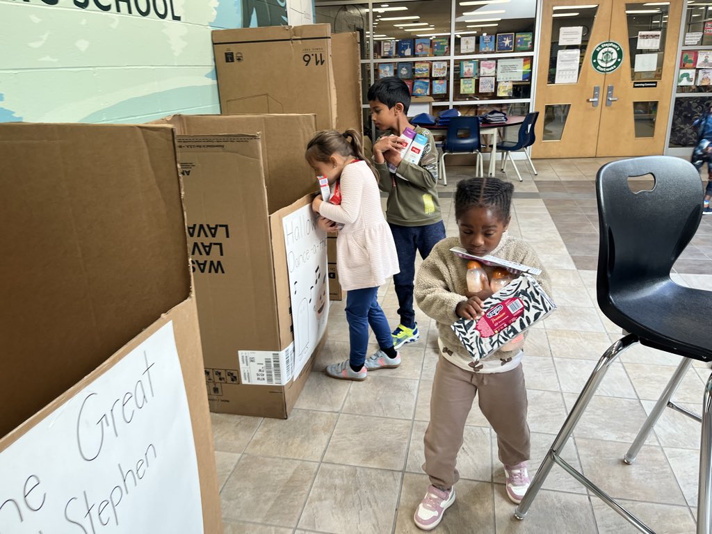 StStephenOCSB's tweet photo. Our annual food drive is off to a GREAT start! β€οΈ Our Stallions are showing their generosity and care by helping support the Stittsville Food Bank. Every donation makes a difference, and together, we can help nourish our community. π₯«β€οΈ #NourishNewBeginnings #StallionPride https://t.co/yNyscmSBvV