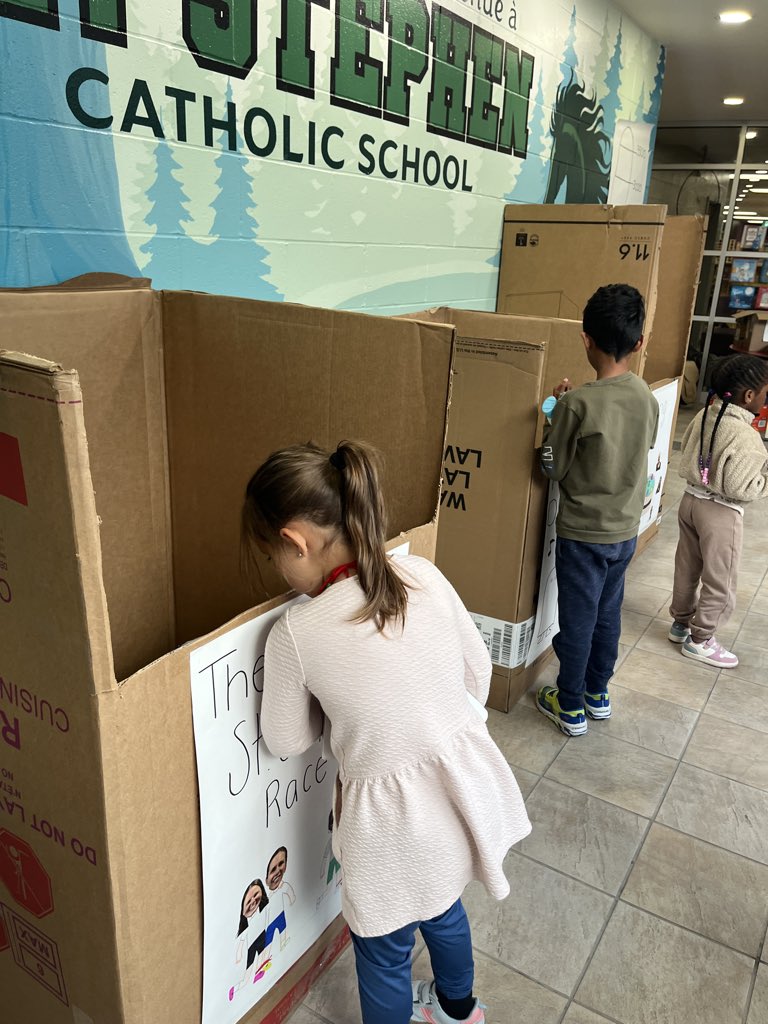 StStephenOCSB's tweet photo. Our annual food drive is off to a GREAT start! β€οΈ Our Stallions are showing their generosity and care by helping support the Stittsville Food Bank. Every donation makes a difference, and together, we can help nourish our community. π₯«β€οΈ #NourishNewBeginnings #StallionPride https://t.co/yNyscmSBvV