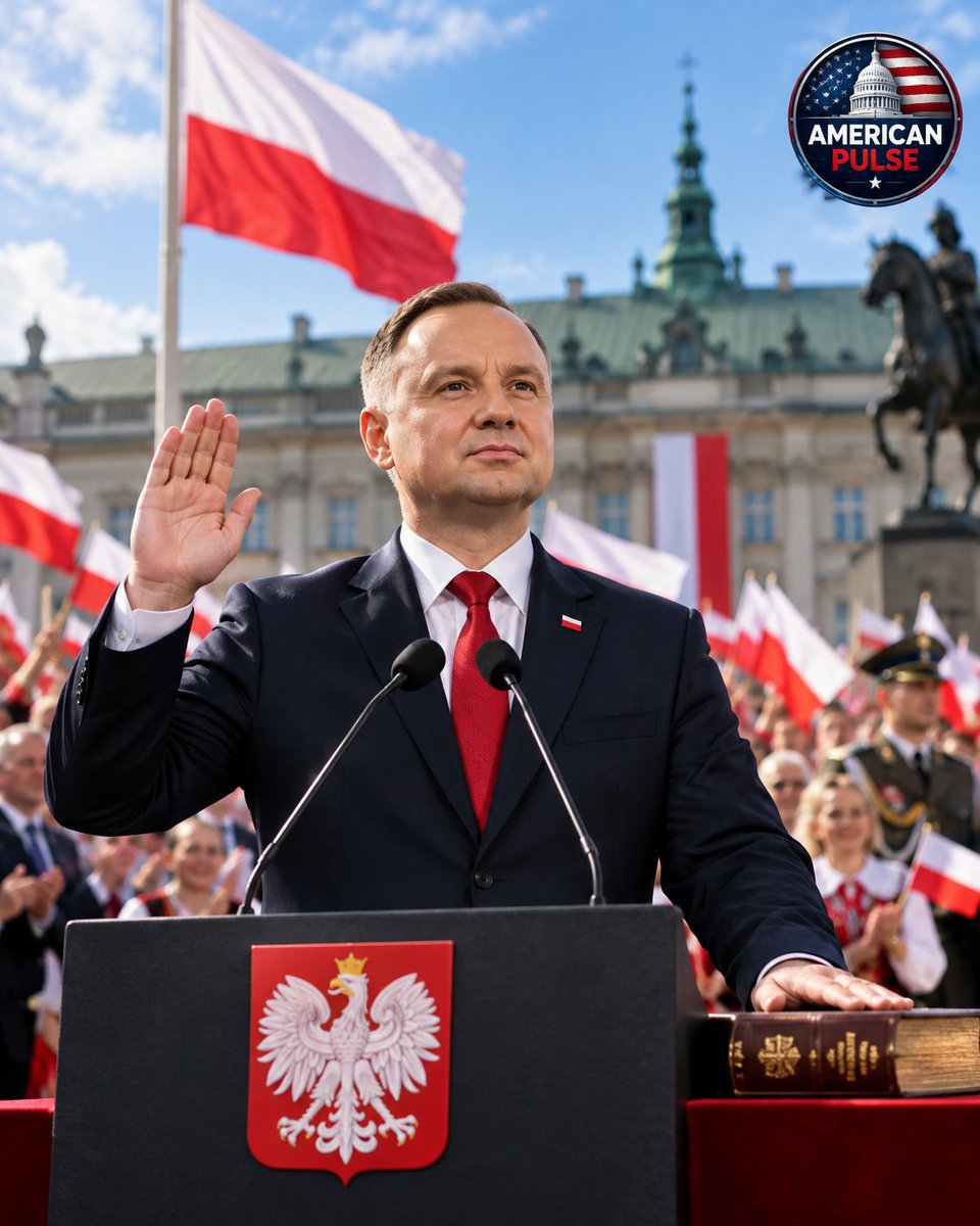 GuntherEagleRV's tweet photo. 🇵🇱 Poland’s new president has emphasized national sovereignty, border protection, family values, and Christian traditions.

How do you view this direction for Poland?

A) 👍 Support

B) 👎 Oppose https://t.co/fVHPAotZnF