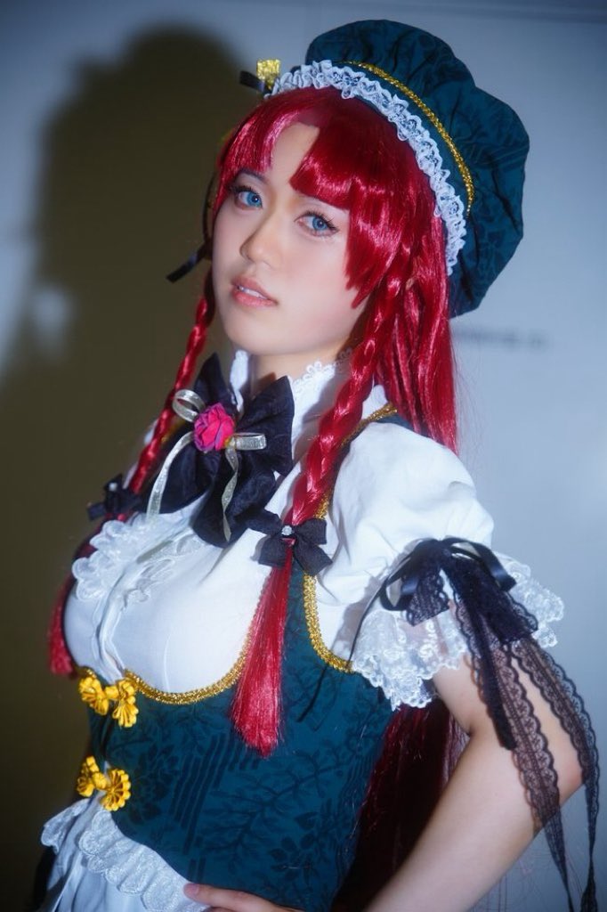 ougetu_skrtk's tweet photo. 《cosplay》東方Project/紅美鈴

📸（@saitama_photo_ ）
たくさん素敵に撮影してくださってありがとうございました✨

#秋季例大祭13 
#博麗神社秋季例大祭 https://t.co/XJjSsElPKU