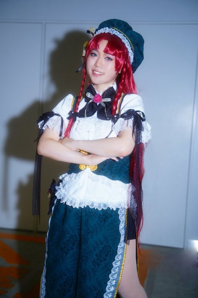 ougetu_skrtk's tweet photo. 《cosplay》東方Project/紅美鈴

📸（@saitama_photo_ ）
たくさん素敵に撮影してくださってありがとうございました✨

#秋季例大祭13 
#博麗神社秋季例大祭 https://t.co/XJjSsElPKU