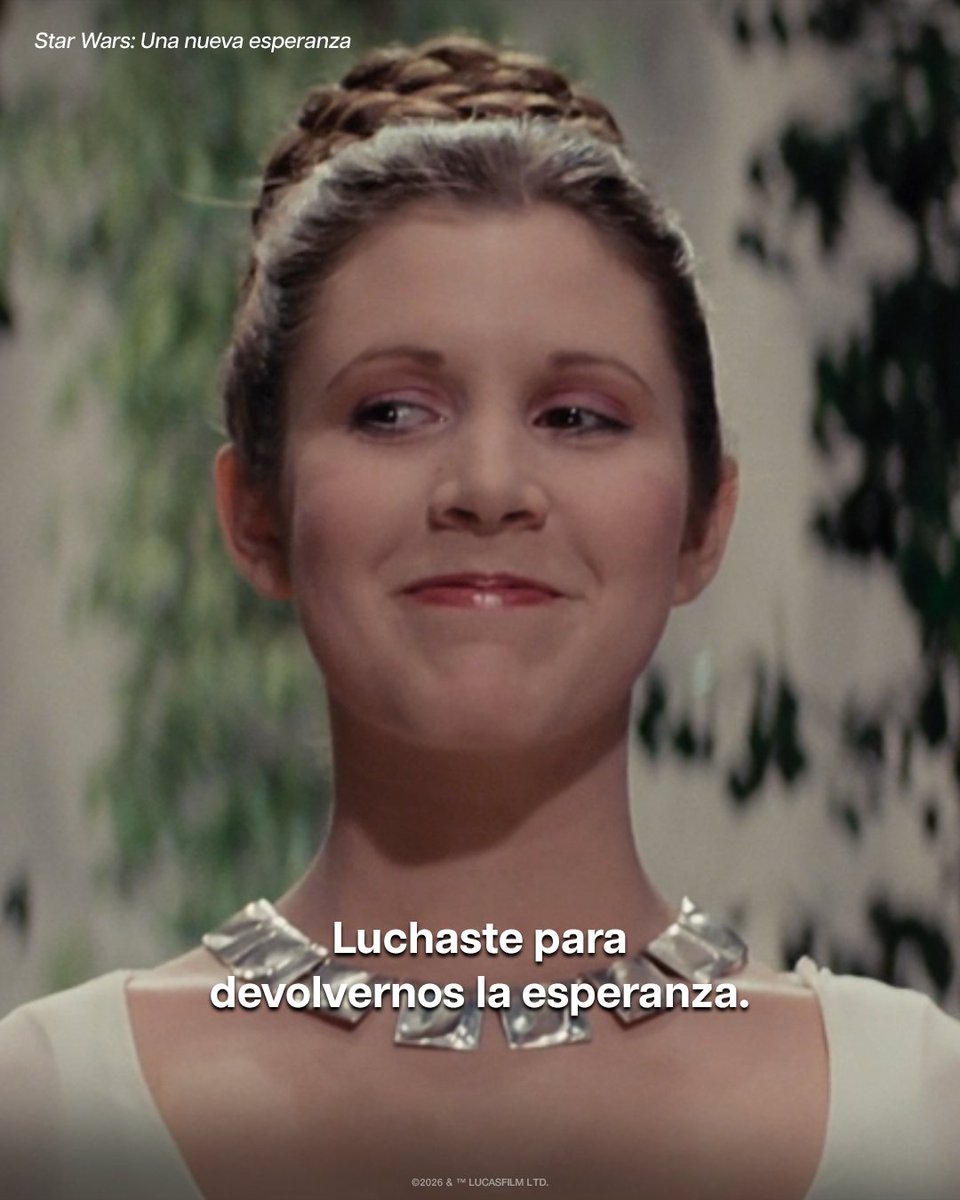 StarWarsLA's tweet photo. Princesa de nacimiento, general por elección, leyenda para siempre. https://t.co/uQ9k5YUSTX
