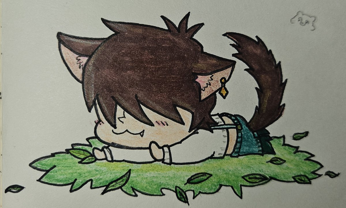 Tanuki_ewe's tweet photo. Dada la chamba, el dibujo de esta vez es sencillo.
Día 6: Fans vs Favoritos
Aprovecho también de resubir un dibujo de Ren que me gusta.
#inkcamp #dctwt #disventurecamp https://t.co/ewXcau2i5p