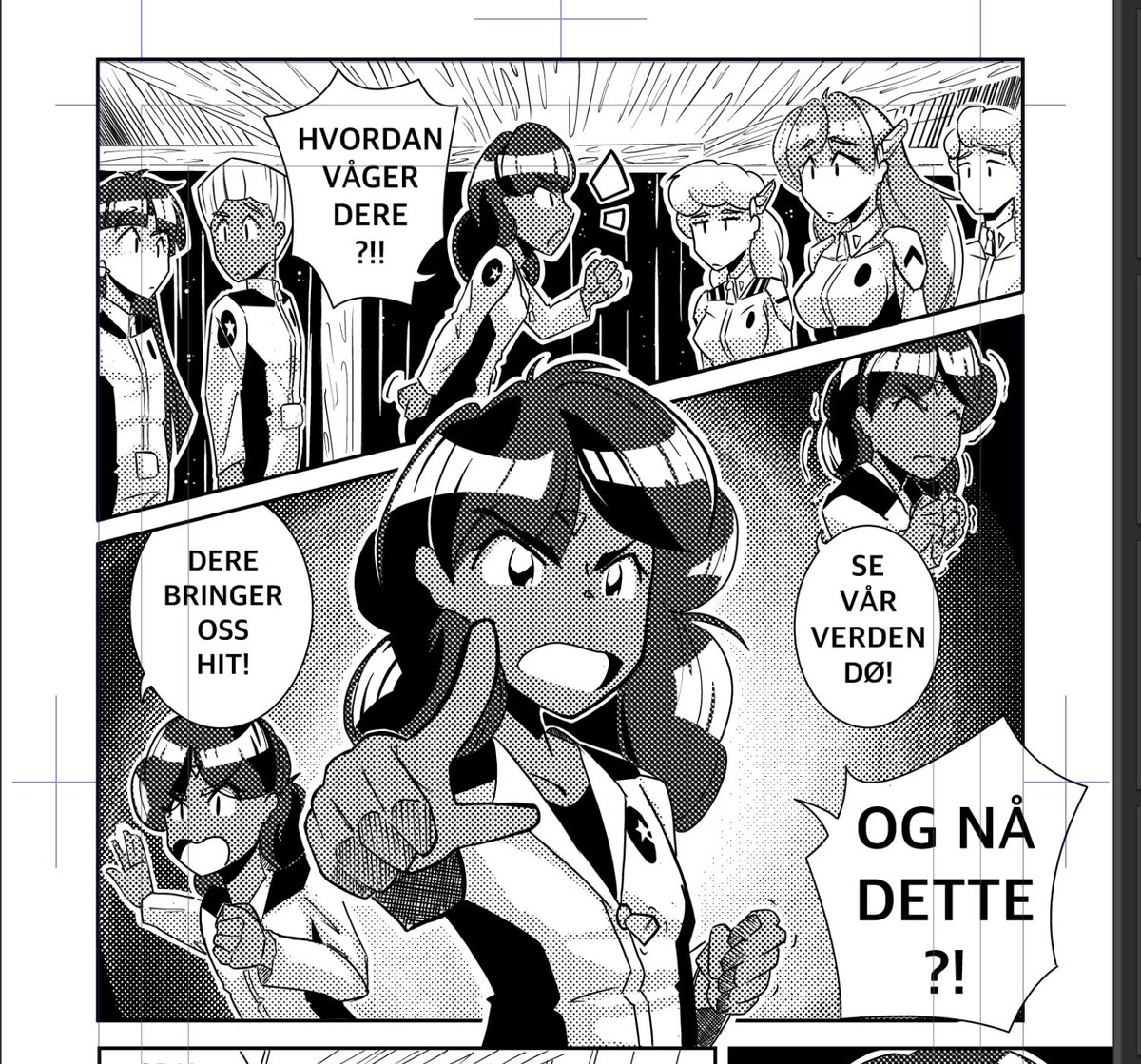 rawrtacular's tweet photo. Next up for redraw a page I always enjoyed. It really illustrates Opal’s *rightous indignation*, which is always a joy :) The original Rakkan page was also once featured as an example of manga on Outland’s website :O That was so fun :)
#redraw #manga #norskmanga #opal https://t.co/Rsedo7ghTQ