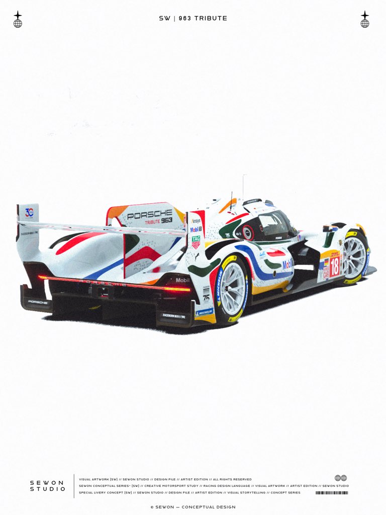 sewonstudio's tweet photo. Design Title: Porsche 963 GT1 Tribute. 
Game: @thegranturismo 

Available for Download.
Tag me if you recreate it I love seeing your versions.

#GT7 #RacingLivery #MotorsportDesign #CarArt #SimRacing #LiveryArtist #hypercar #porsche https://t.co/xz7hp5B0aU