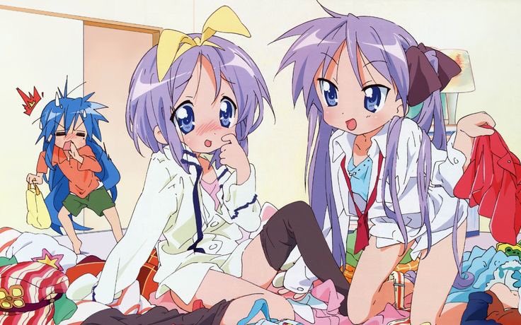 JackJazo's tweet photo. Just another chaotic day in Konata's room.#luckystar https://t.co/sLDGcm9T5h