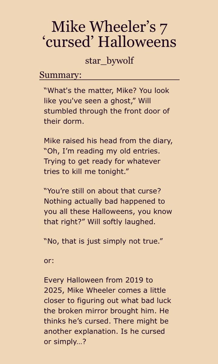 starbywolf's tweet photo. happy #bylerwheen !

my new Halloween byler fic is out now! :)

https://t.co/hIcj7Ebqcl

enjoy! https://t.co/YzOp44Xxhb