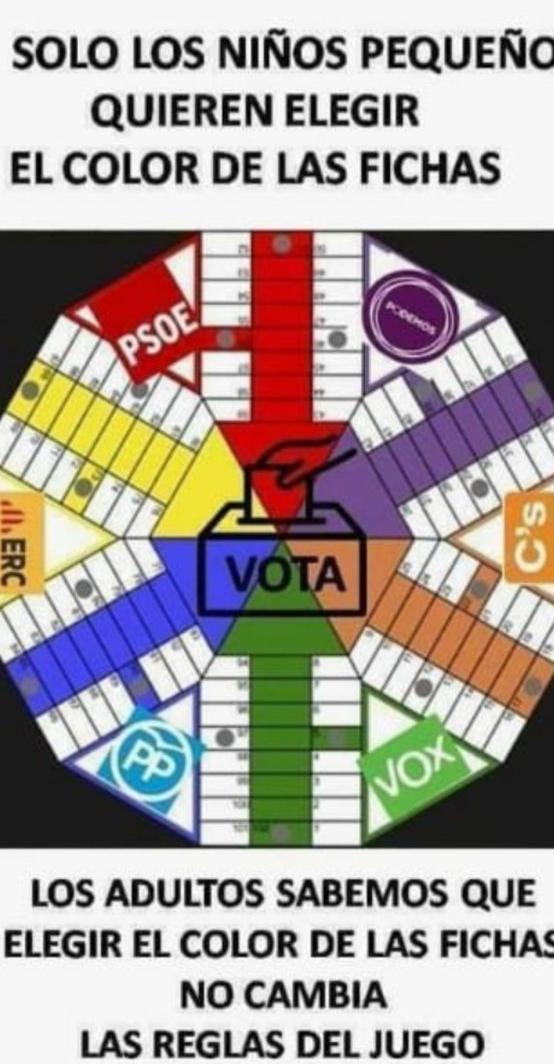 Misifu72's tweet photo. #AbstenciónActiva
#YoNoVoto https://t.co/CJ2phkZnVY