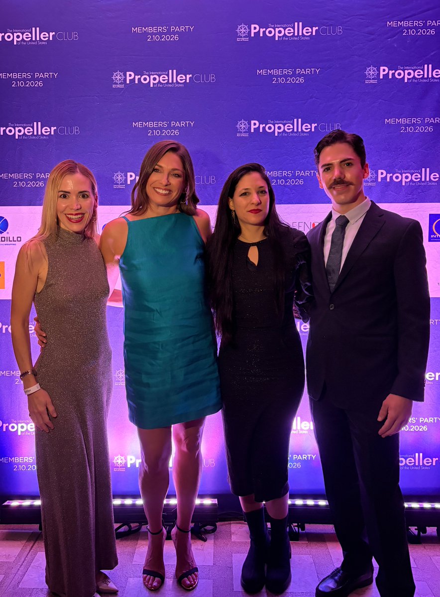 americanpandi's tweet photo. The International Propeller Club, Port of Piraeus brought members of the maritime community together in Athens last week.

#AmericanPandI’s Annie Papadimitriou, Nikolas Apostolou &amp; Nefeli Maratou joined industry colleagues, including Danae Bezantakou, Club President. https://t.co/6pCPxWmRBR