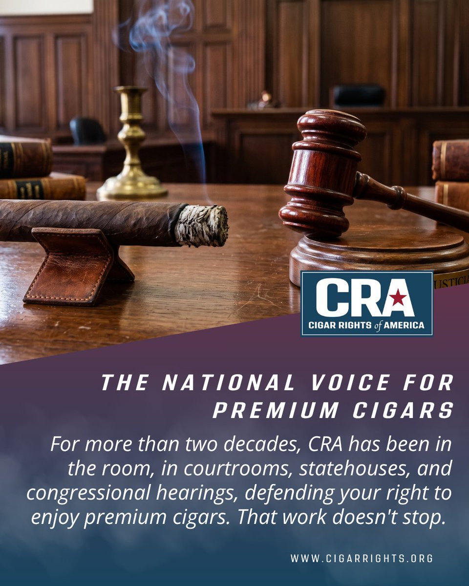 CigarRights's tweet photo. #PremiumCigars #Cigars #CigarRightsOfAmerica #ProtectYourRights https://t.co/JyRACiNtRh