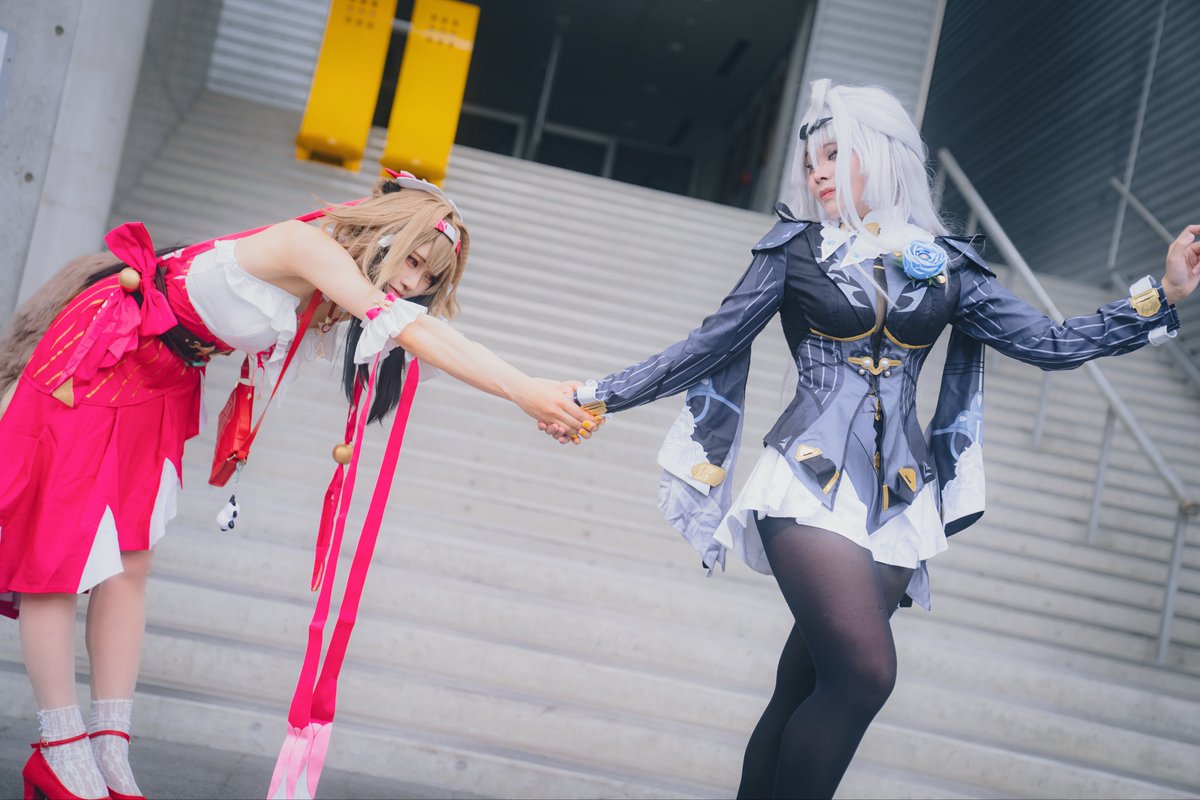 juju007cos_poti's tweet photo. 「師匠、待って〜〜！」

ゼンゼロ 儀玄 ＆ 葉瞬光
コスプレ / Cosplay
#Yixuan #YeShunguang https://t.co/NM4IubmLCQ