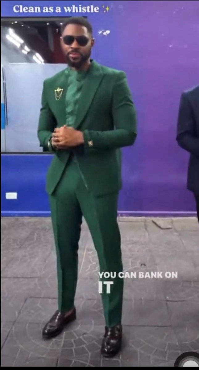 HEYBIDEMI's tweet photo. I’m just curious to ask all these fashionistas 😂 Ricky always standing like this… is it fashion? Or is this his signature pose? 🤷‍♀️ https://t.co/9eIyxHtmku