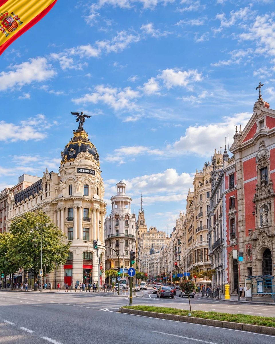 PrettyCitiesX's tweet photo. Madrid Spain 🇪🇸 https://t.co/200shrCjon