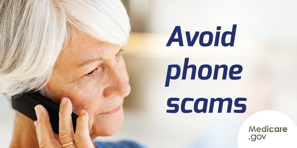 MedicareGov's tweet photo. Medicare will never call you and ask for your banking information. Protect your Medicare card, number, and other personal information. More information on how to spot and prevent scams: https://t.co/xUgPOs1nNi https://t.co/LvTNegYoHm