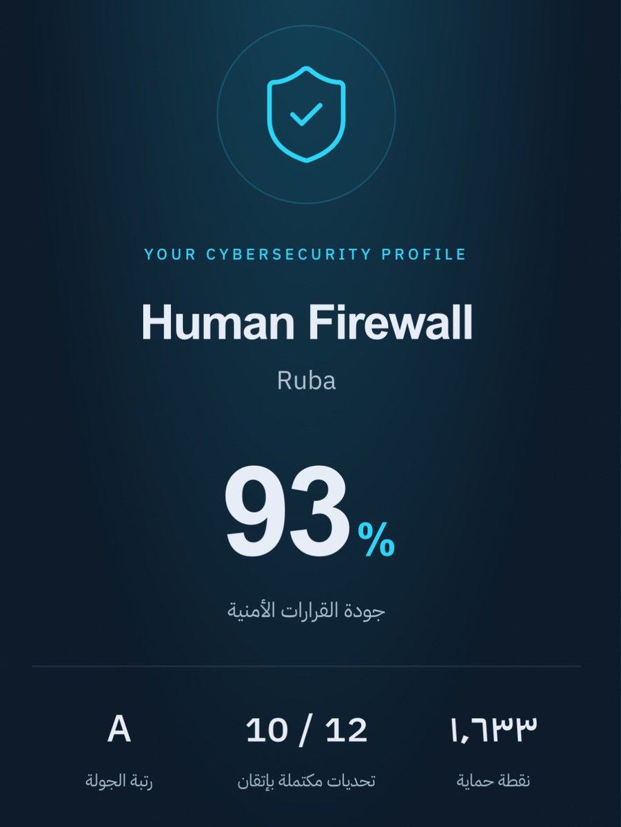 iRubaCS's tweet photo. شهر التوعية بالأمن السيبراني🛡️
#CyberAware https://t.co/PZJmyzFKtg