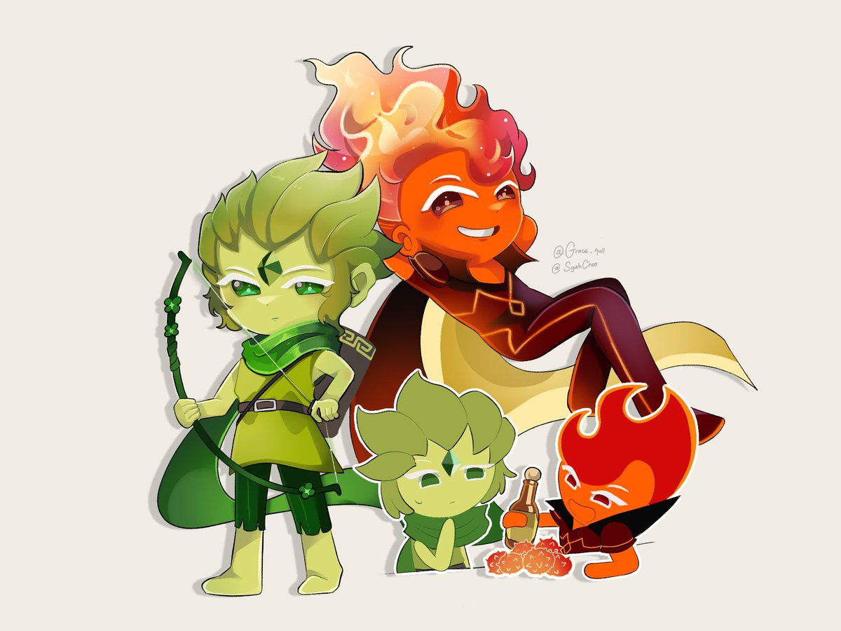 SyahChoo's tweet photo. DOODLES (for commission sample)
I'm rushing over my assignment x(
.
#Firewind #FireSpiritCookie #WindArcherCookie #crkfanart https://t.co/8XMo2t4XWJ