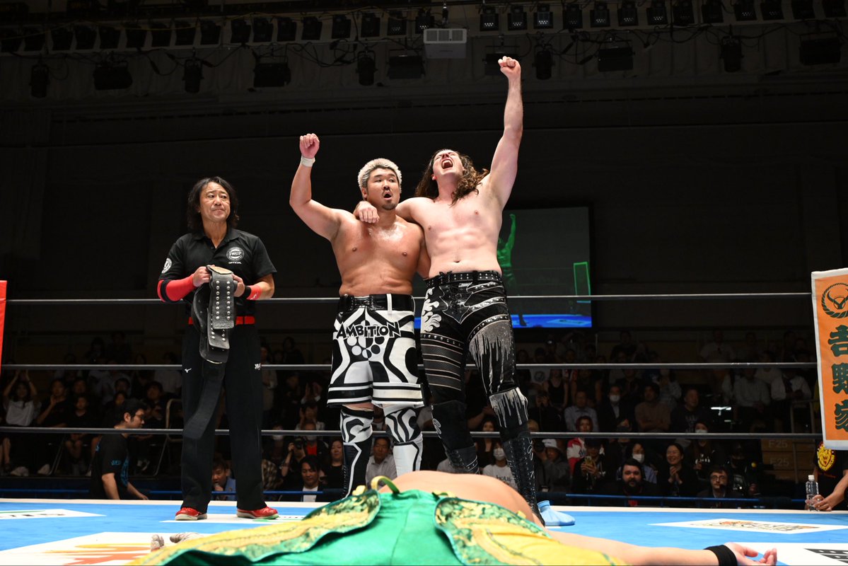 pw_oskar's tweet photo. 113th IWGP TAG TEAM CHAMPIONS https://t.co/iMDEb3QXij
