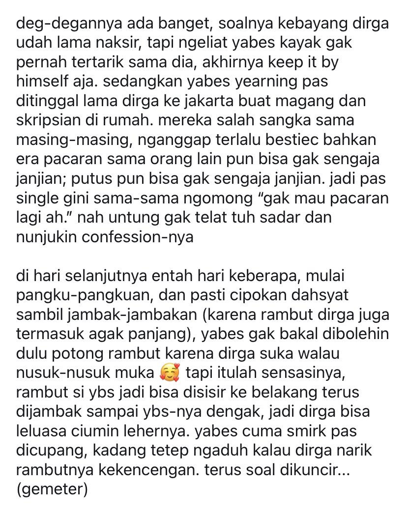 mil11meter's tweet photo. ❓ Kak aku kaget karena sudah lama ga lewat au tbz apalagi jbb terus lewat dirga-yabes nya kakak OMG?! Mana LUCU BANGET mereka aku ketagihan 🥰...
💬 (🔞) xixi i’m actually a jbb/bbj shipper myself, so glad dirbes found you!... | ratelio https://t.co/rClOebOPxK #dirga #yabes https://t.co/eGA1PZy1yE