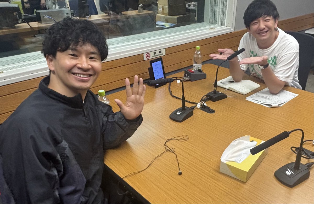 mukai_syaberi's tweet photo. オードリー若林正恭さん

#むかいの喋り方 に生出演中です❗️ https://t.co/XfOyLoXsoo